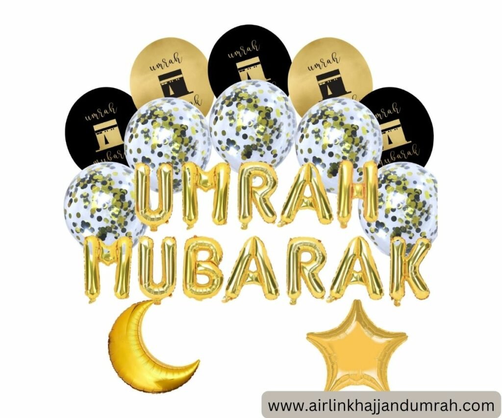 Umrah Mubarak Balloons A SkyHigh Tribute to Spiritual Milestones