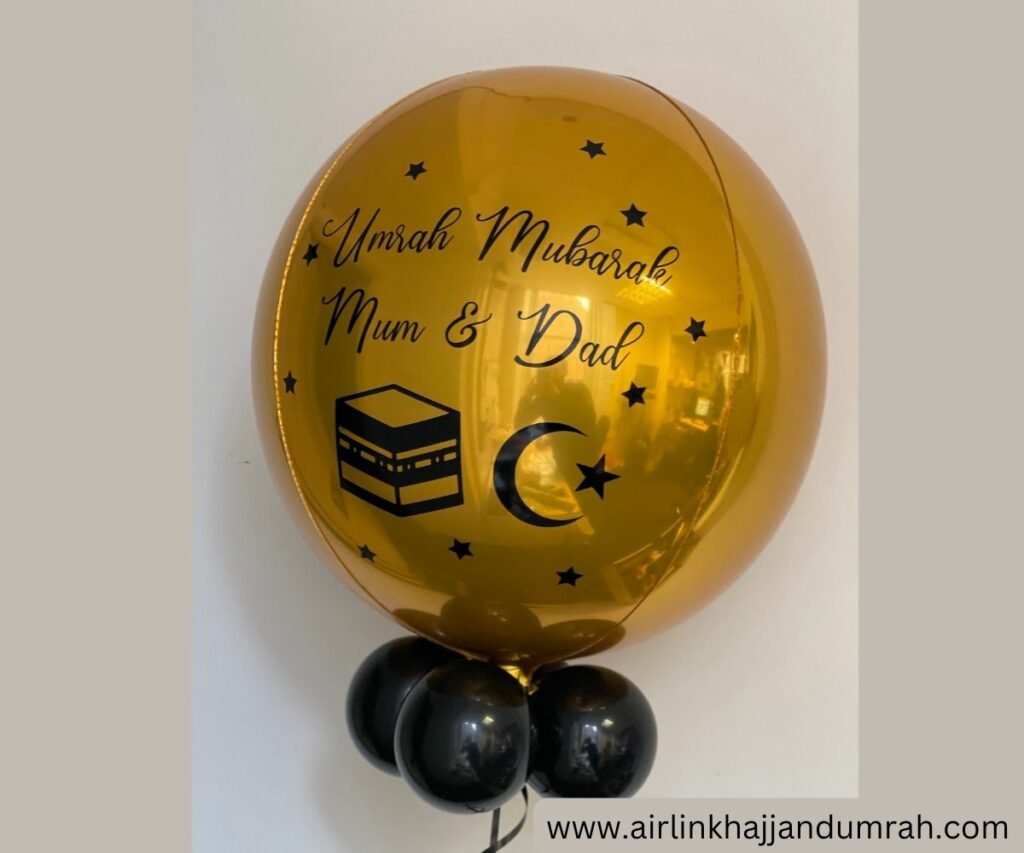 Umrah Mubarak Balloons: A Sky-High Tribute to Spiritual Milestones