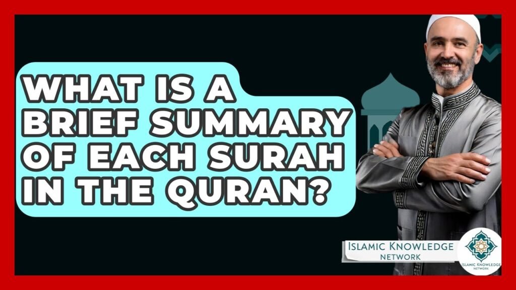 What Are Brief Summaries of Each Surah in the Quran?