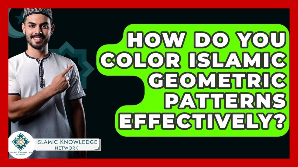 How to Effectively Color Islamic Geometric Patterns?